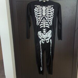Rubie's Black and White Skeleton Kids Costume - Size M 8-10 BNWOT
